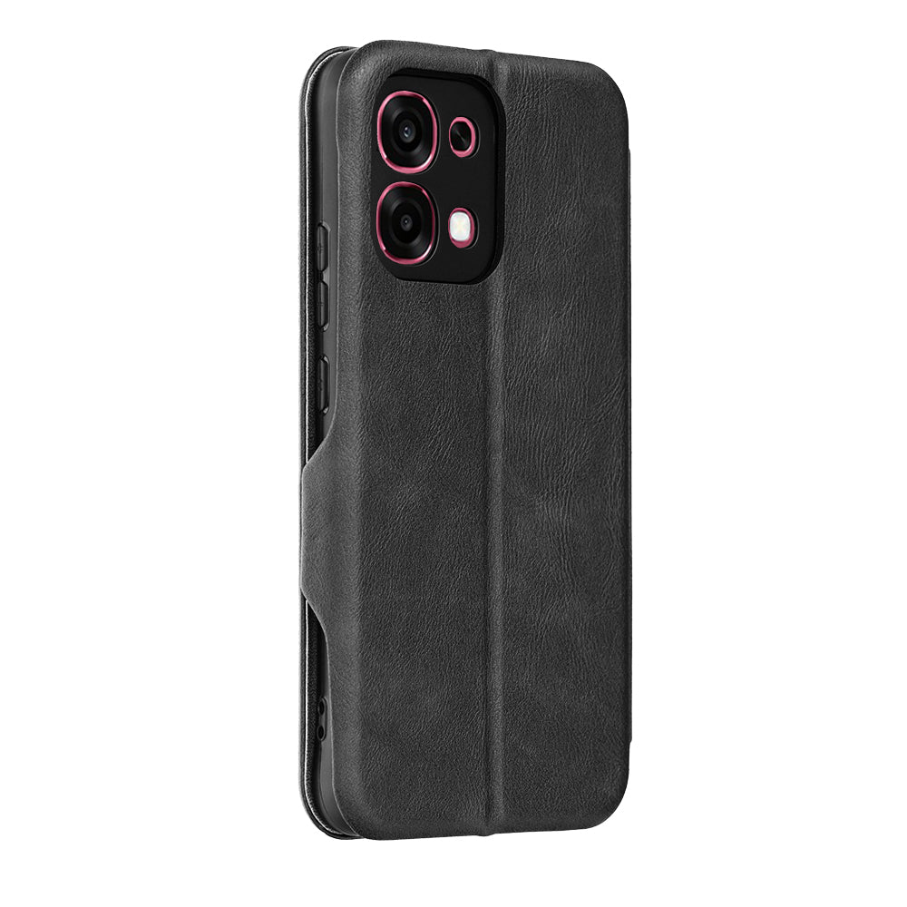 Custodia per Oppo A6 Pro 5G / A6 Pro 4G, Techsuit, Safe Wallet Plus, Nera