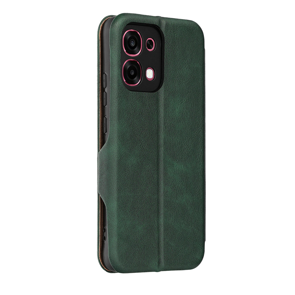 Custodia per Oppo A6 Pro 5G / A6 Pro 4G, Techsuit, Safe Wallet Plus, Verde