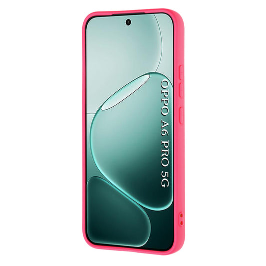 Custodia per Oppo A6 Pro 5G / A6 Pro 4G, Techsuit, SoftFlex, Rosa Scuro
