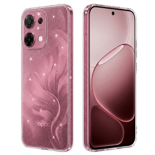 Custodia per Oppo A6 Pro 5G / A6 Pro 4G, Techsuit, SparkleSkin, Trasparente