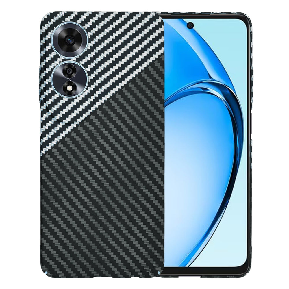 Case for Oppo A60, Techsuit, Carbonite FiberShell, Black Gray