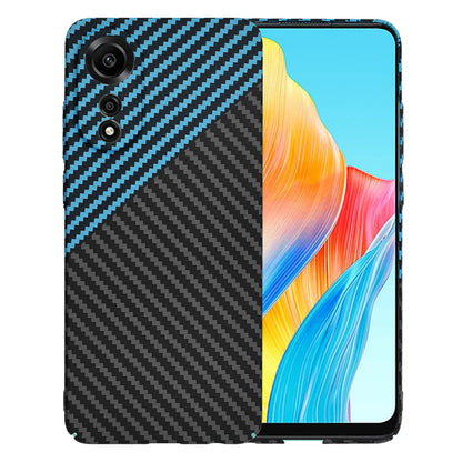 Case for Oppo A78 4G, Techsuit, Carbonite FiberShell, Black Blue