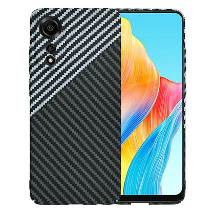 Case for Oppo A78 4G, Techsuit, Carbonite FiberShell, Black Gray