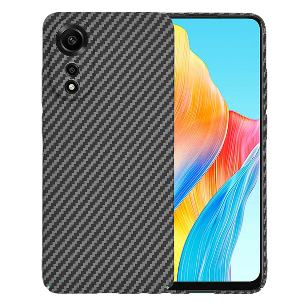 Case for Oppo A78 4G, Techsuit, Carbonite FiberShell, Black