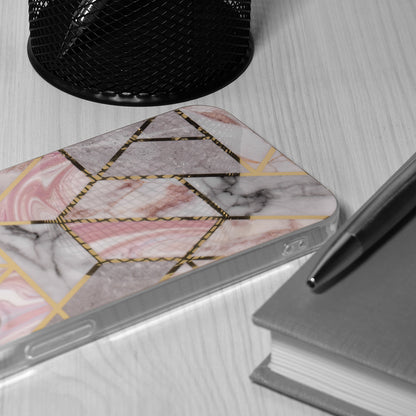 Case for Oppo A78 4G, Techsuit, Marble, Pink