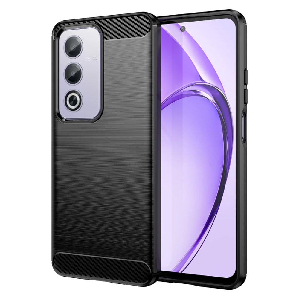 Case for Oppo A80, Techsuit, Carbon, Black