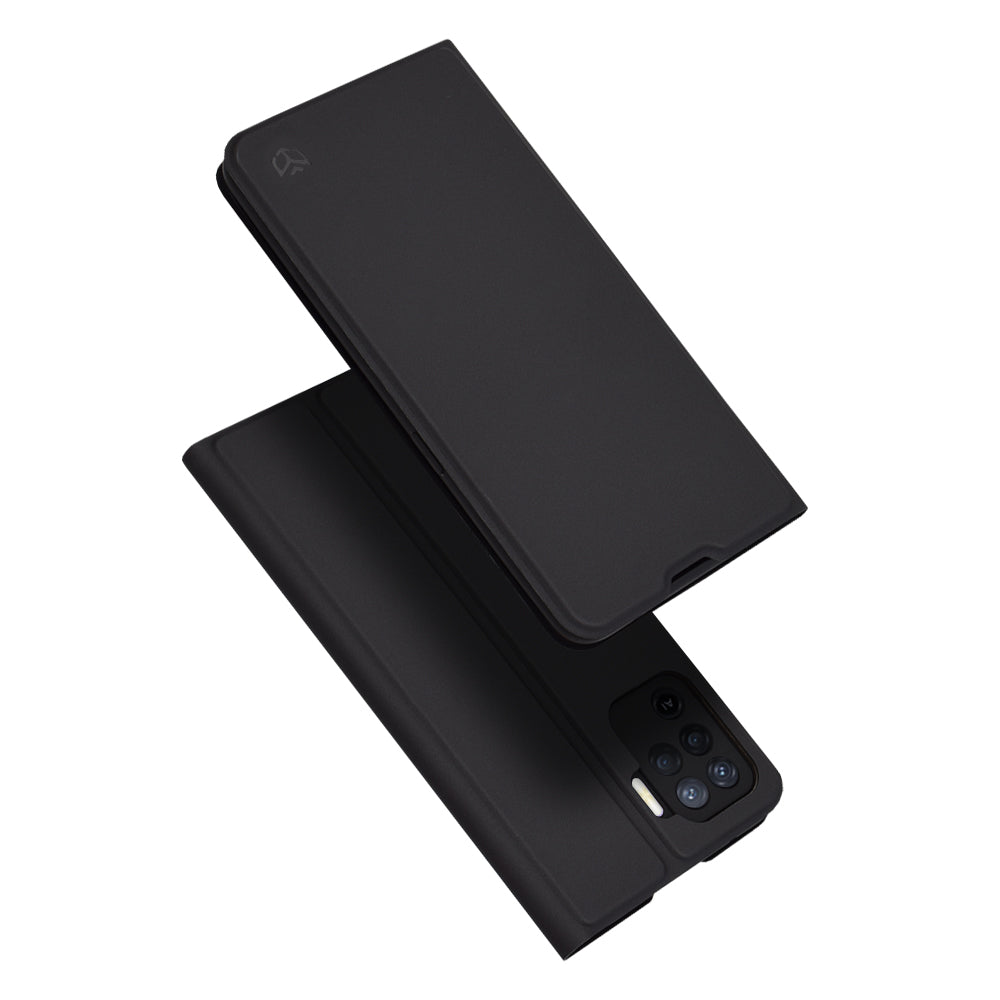 Case for Oppo A94 / Reno5 Lite, Techsuit, Magskin Book, Black