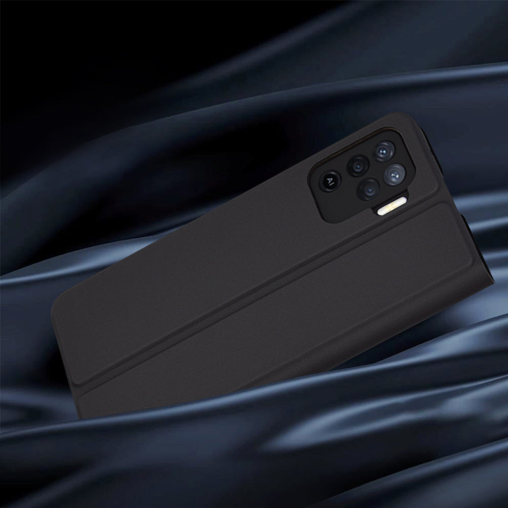 Case for Oppo A94 / Reno5 Lite, Techsuit, Magskin Book, Black