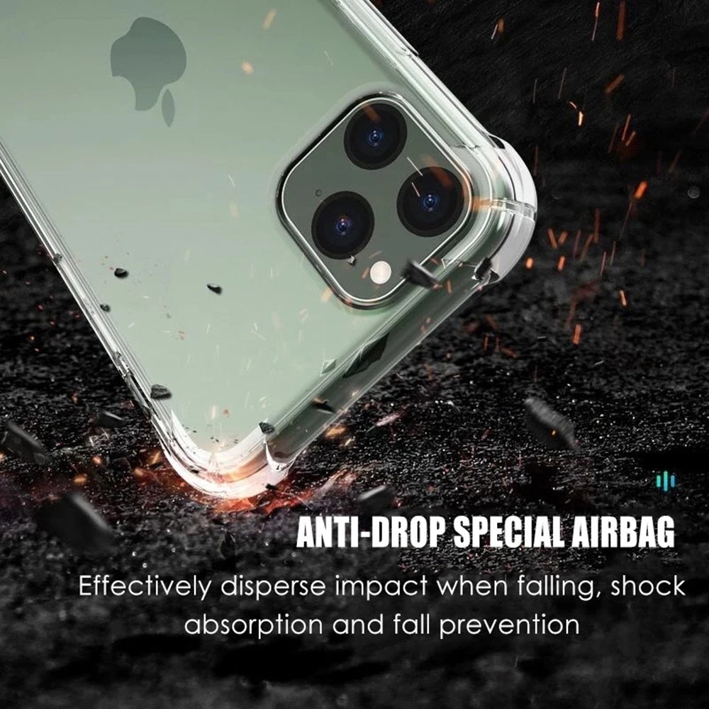 Custodia per Oppo A94 / Reno5 Lite, Techsuit, Shockproof Clear, Trasparente