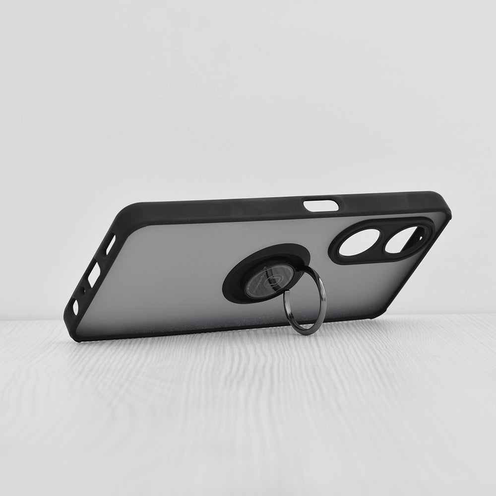 Custodia per Oppo A98, Techsuit, Glinth, Nera