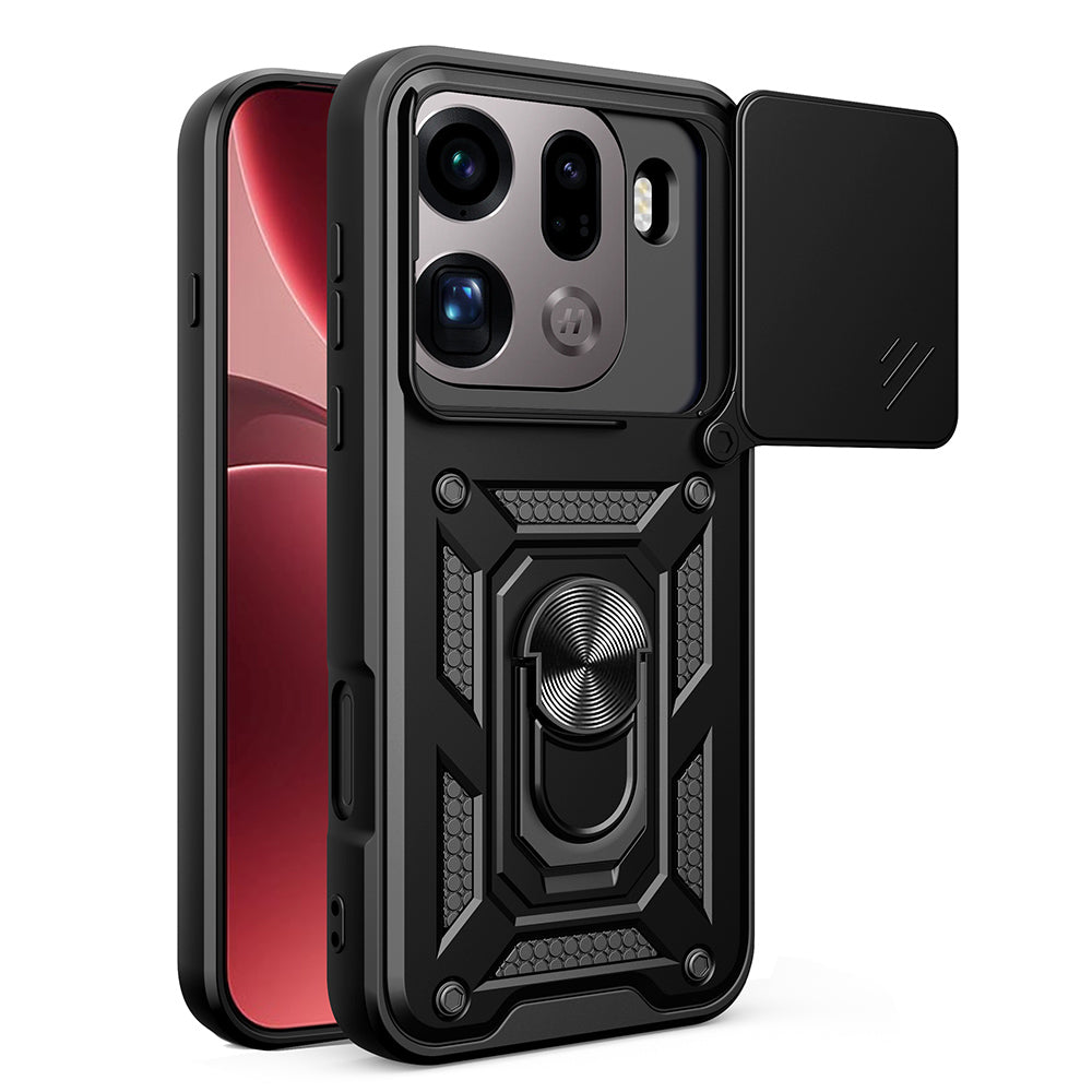 Custodia per Oppo Find X9 Pro, Techsuit, CamShield, Nera