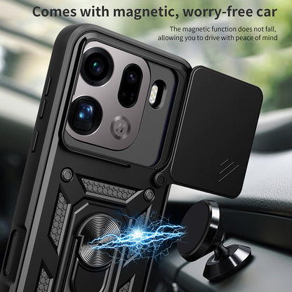 Custodia per Oppo Find X9 Pro, Techsuit, CamShield, Nera