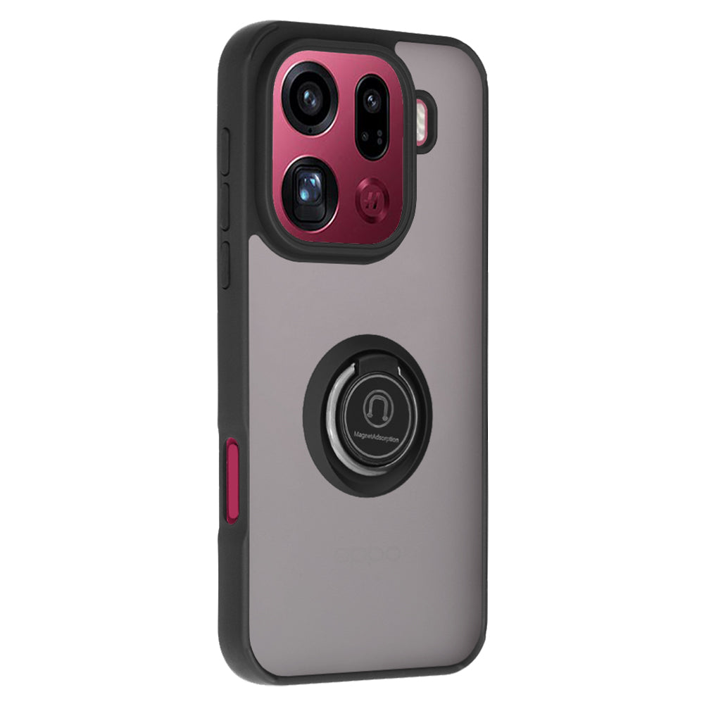 Custodia per Oppo Find X9 Pro, Techsuit, Glinth, Nera