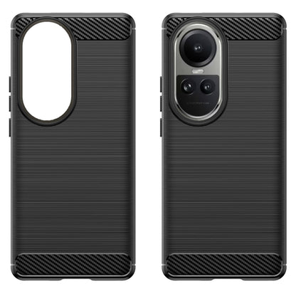 Custodia per Oppo Reno10 / Reno10 Pro, Techsuit, Carbonio, Nera