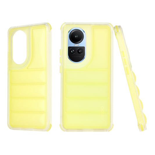 Custodia per Oppo Reno10 / Reno10 Pro, Techsuit, Wave Shield, Gialla