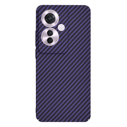 Custodia per Oppo Reno11 F, Techsuit, Carbonite FiberShell, Viola