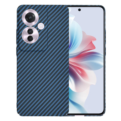 Custodia per Oppo Reno11 F, Techsuit, Carbonite FiberShell, Turchese