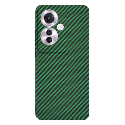 Custodia per Oppo Reno11 F, Techsuit, Carbonite FiberShell, Verde