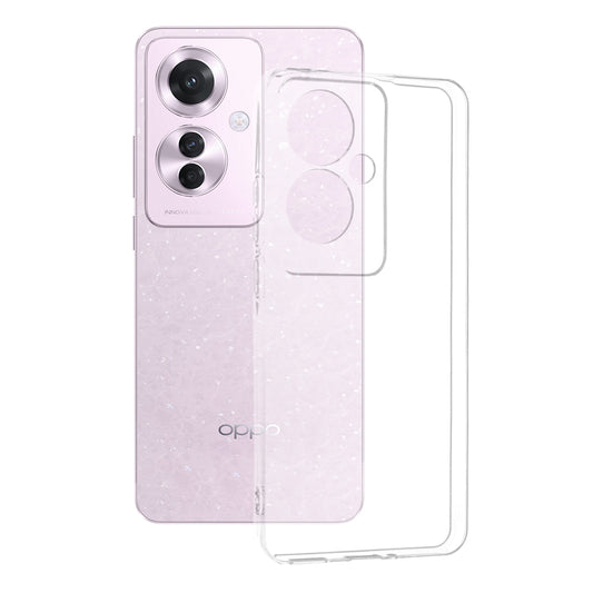 Custodia per Oppo Reno11 F, Techsuit, Chiara, Trasparente