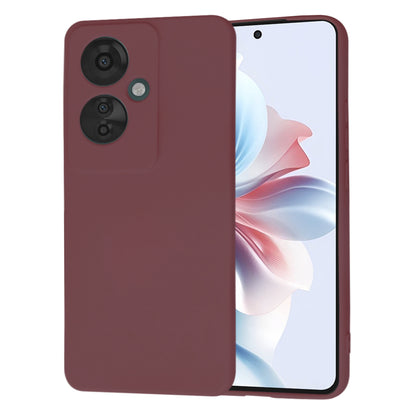 Custodia per Oppo Reno11 F, Techsuit, SoftFlex, Vinaccia