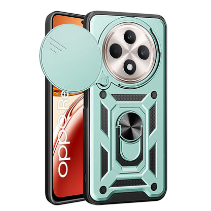 Custodia per Oppo Reno12 FS 5G / Reno12 FS 4G / Reno12 F 4G / Reno12 F, Techsuit, CamShield, Verde