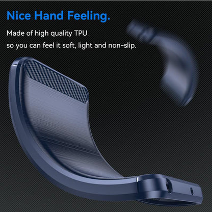 Custodia per Oppo Reno12 FS 5G / Reno12 FS 4G / Reno12 F 4G / Reno12 F, Techsuit, Carbonio, Blu