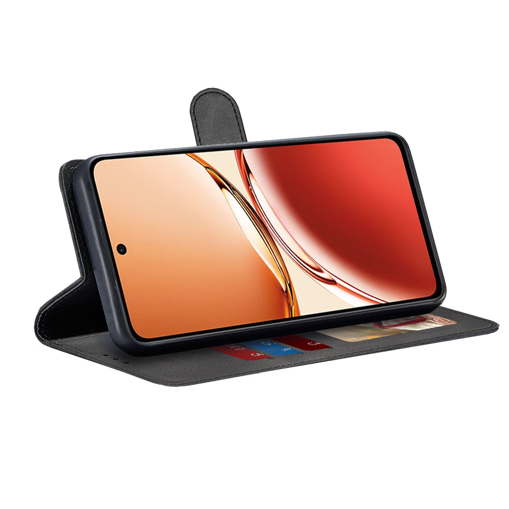 Custodia per Oppo Reno12 FS 5G / Reno12 FS 4G / Reno12 F 4G / Reno12 F, Techsuit, Diary Book, Nera