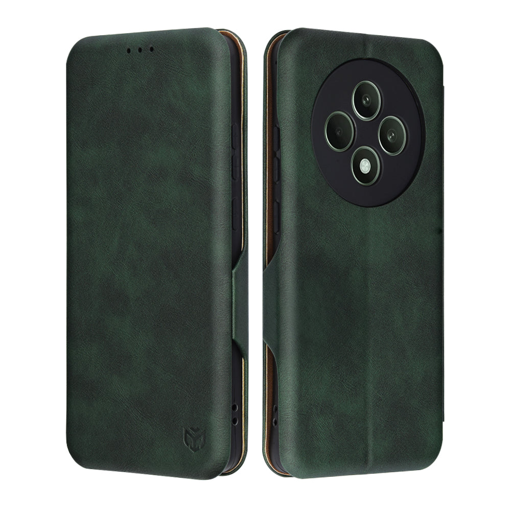 Custodia per Oppo Reno12 FS 5G / Reno12 FS 4G / Reno12 F 4G / Reno12 F, Techsuit, Safe Wallet Plus, Verde
