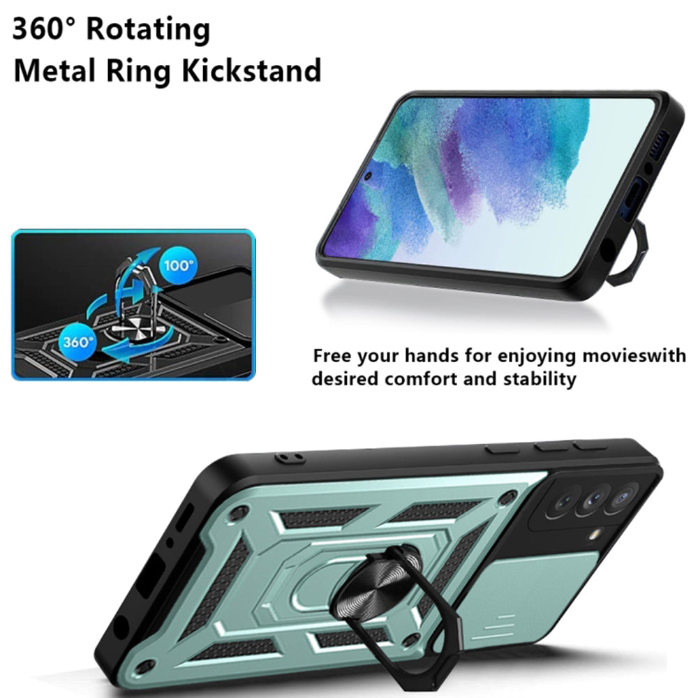 Custodia per Oppo Reno12, Techsuit, CamShield, Nera