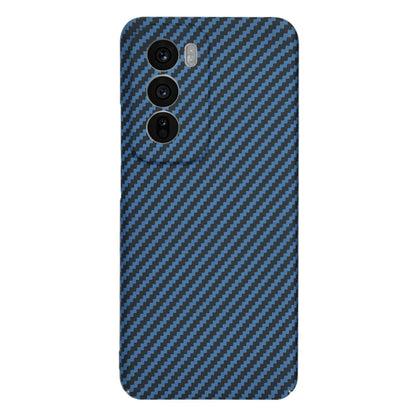 Custodia per Oppo Reno12, Techsuit, Carbonite FiberShell, Turchese
