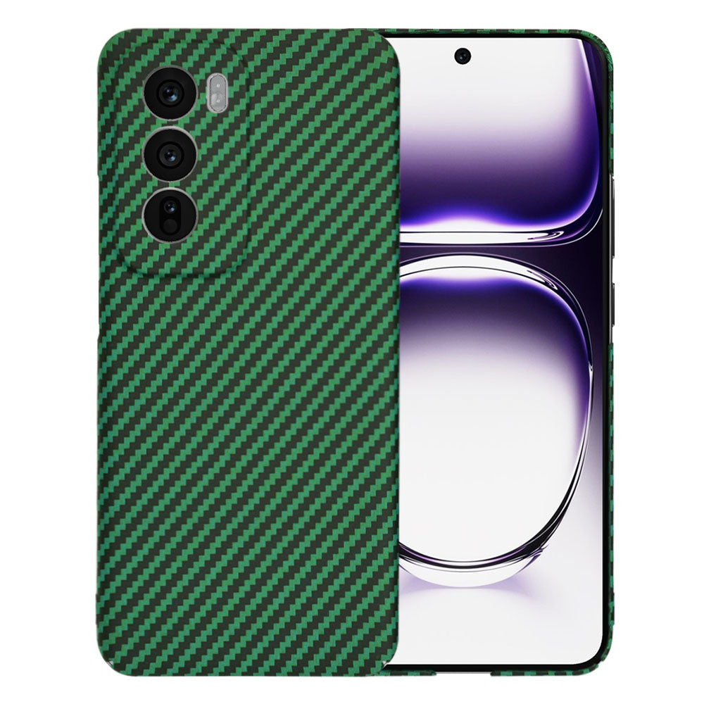 Custodia per Oppo Reno12, Techsuit, Carbonite FiberShell, Verde