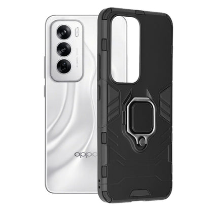 Custodia per Oppo Reno12, Techsuit, Shield, Nera