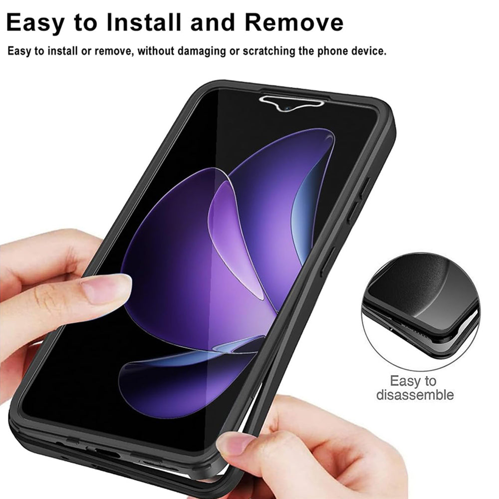 Custodia per Oppo Reno13 FS 5G / Reno13 F 4G / Reno13 F, Techsuit, ColorVerse 360, Viola