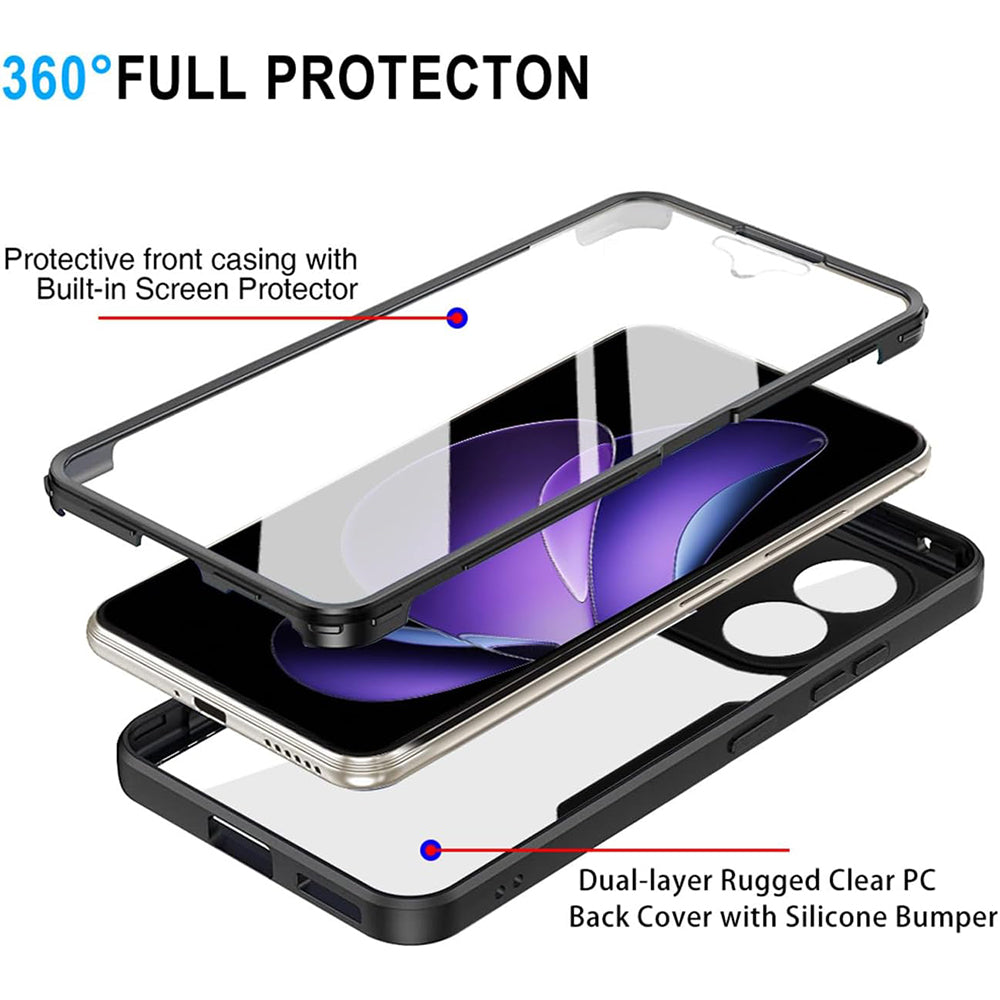 Custodia per Oppo Reno13 FS 5G / Reno13 F 4G / Reno13 F, Techsuit, ColorVerse 360, Rosa