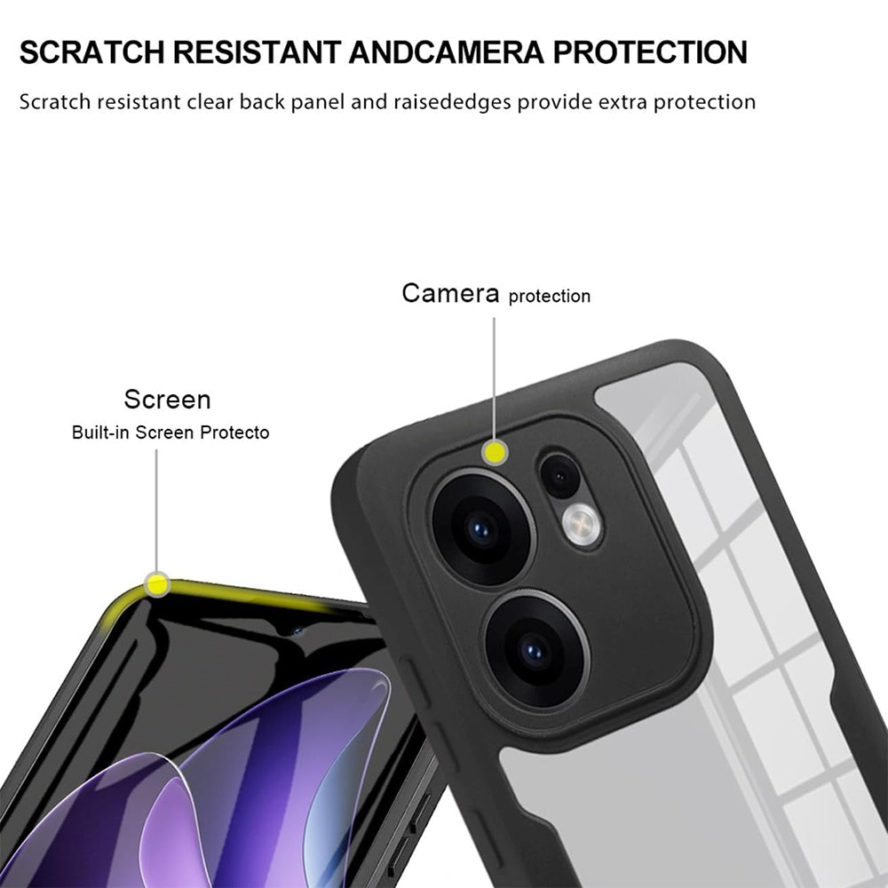 Custodia per Oppo Reno13 FS 5G / Reno13 F 4G / Reno13 F, Techsuit, ColorVerse 360, Rosa