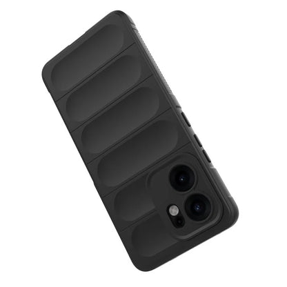 Custodia per Oppo Reno13 FS 5G / Reno13 F 4G / Reno13 F, Techsuit, Magic Shield, Nera