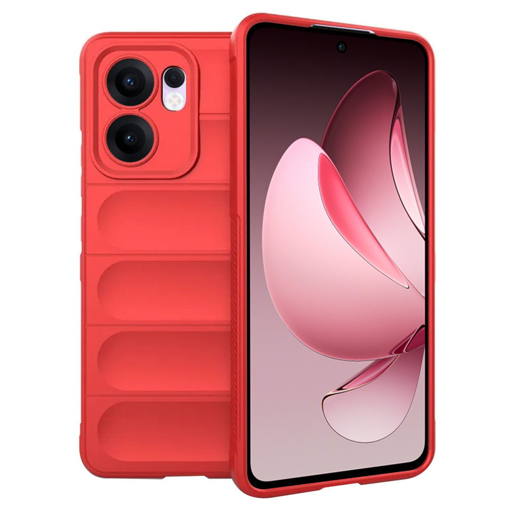 Custodia per Oppo Reno13 FS 5G / Reno13 F 4G / Reno13 F, Techsuit, Magic Shield, Rossa