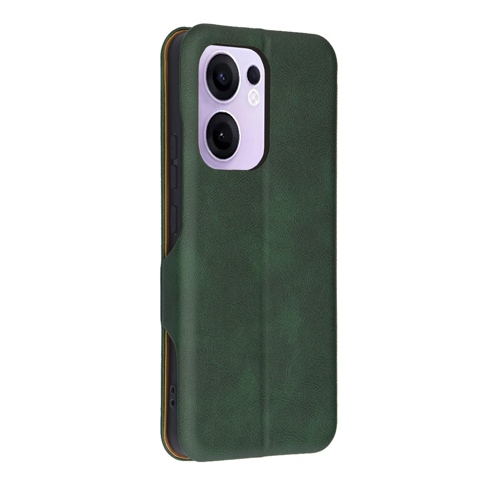Custodia per Oppo Reno13 FS 5G / Reno13 F 4G / Reno13 F, Techsuit, Safe Wallet Plus, Verde