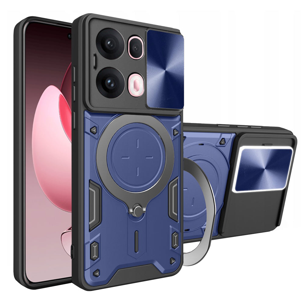 Custodia per Oppo Reno13 Pro, Techsuit, CamGuard Pro, Blu