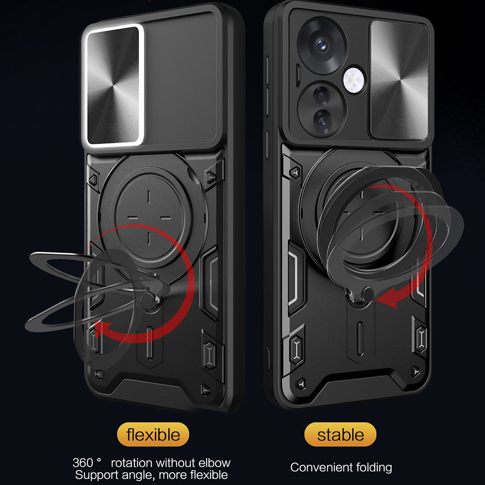 Custodia per Oppo Reno13 Pro, Techsuit, CamGuard Pro, Blu