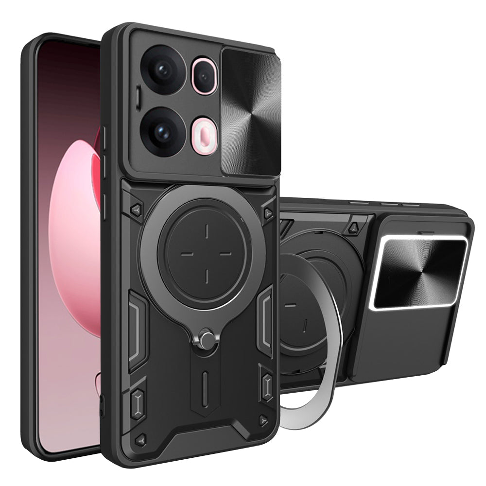 Custodia per Oppo Reno13 Pro, Techsuit, CamGuard Pro, Nera