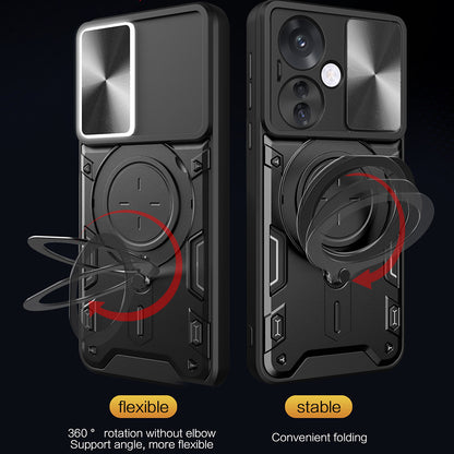 Custodia per Oppo Reno13 Pro, Techsuit, CamGuard Pro, Nera