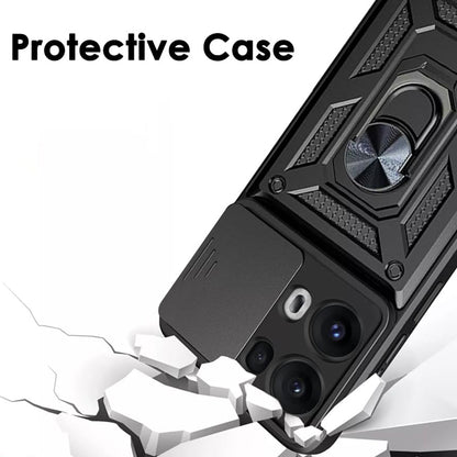 Custodia per Oppo Reno13 Pro, Techsuit, CamShield, Nera