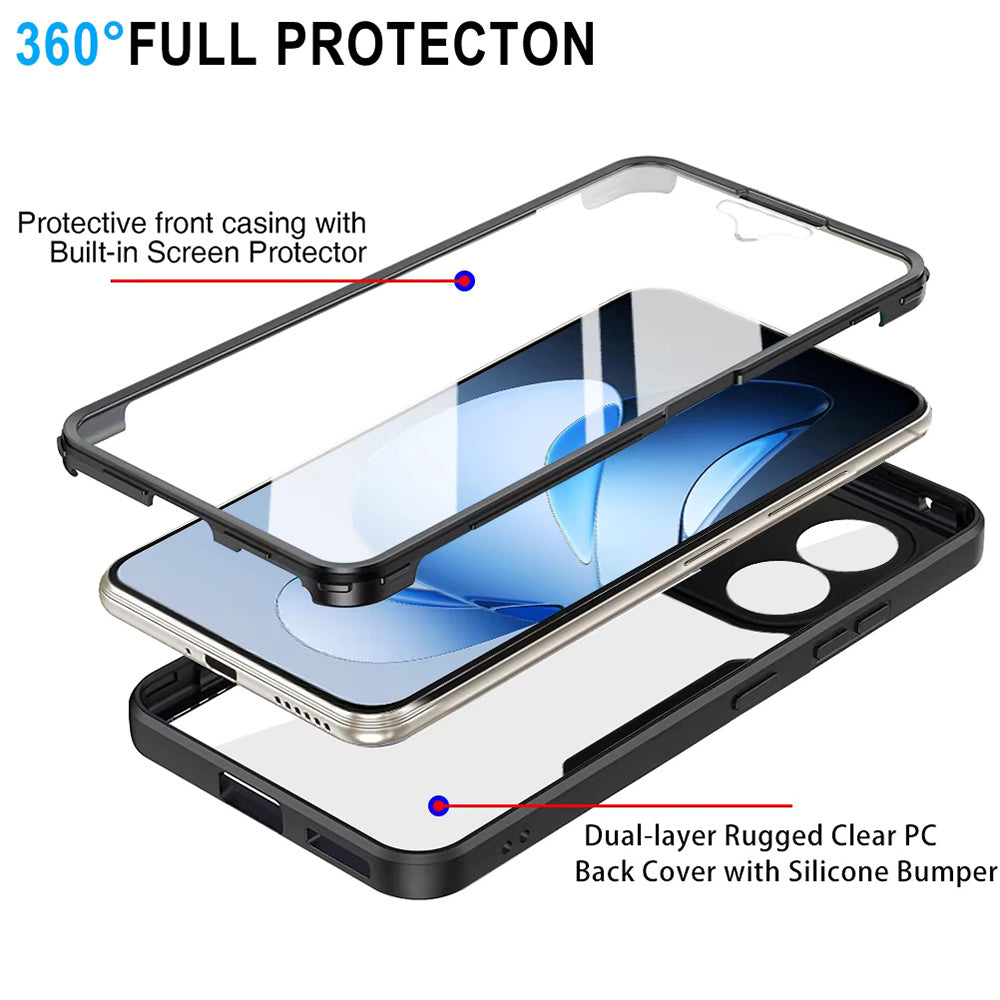 Custodia per Oppo Reno13 Pro, Techsuit, ColorVerse 360, Rosa