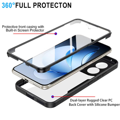 Custodia per Oppo Reno13 Pro, Techsuit, ColorVerse 360, Rosa