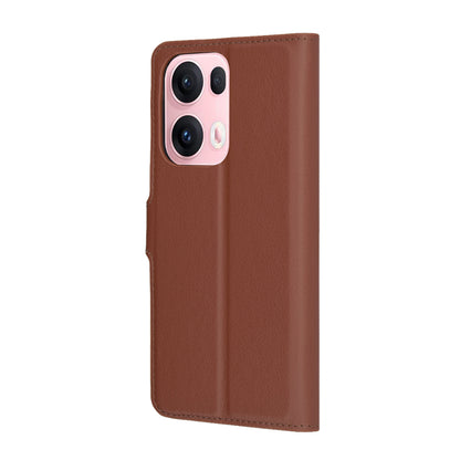 Custodia per Oppo Reno13 Pro, Techsuit, Leather Folio, Marrone