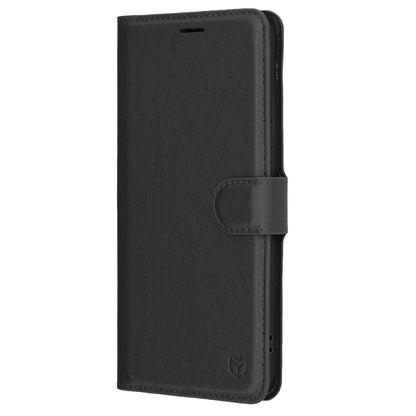 Custodia per Oppo Reno13 Pro, Techsuit, Leather Folio, Nera