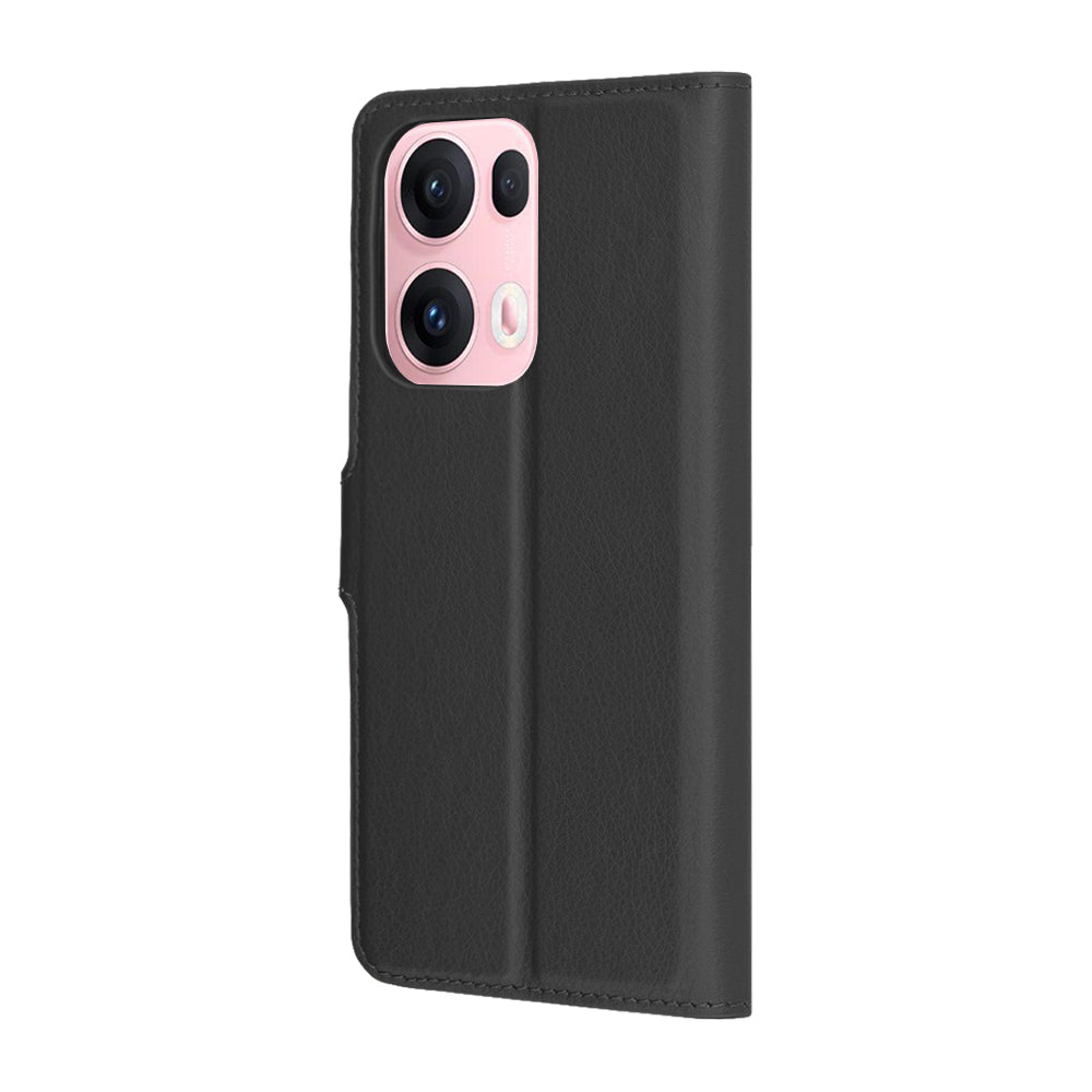 Custodia per Oppo Reno13 Pro, Techsuit, Leather Folio, Nera