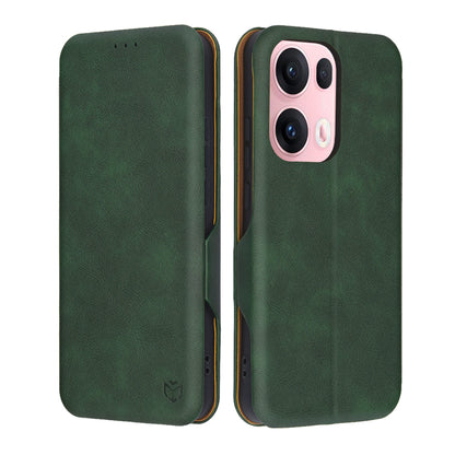 Custodia per Oppo Reno13 Pro, Techsuit, Safe Wallet Plus, Verde