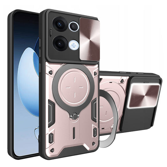 Custodia per Oppo Reno13, Techsuit, CamGuard Pro, Rosa Oro